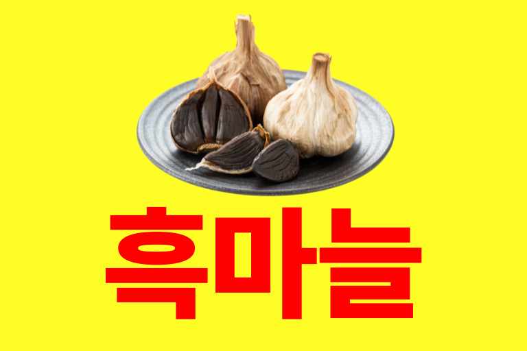 건강 흑마늘 하루 섭취량 기력회복