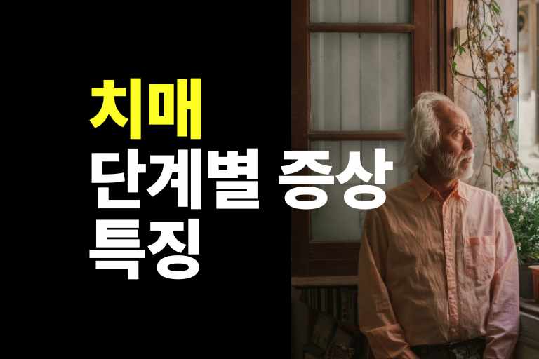 치매 단계별 증상과 특징